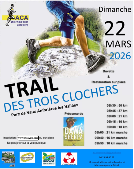 TRAIL DES 3 CLOCHERS !