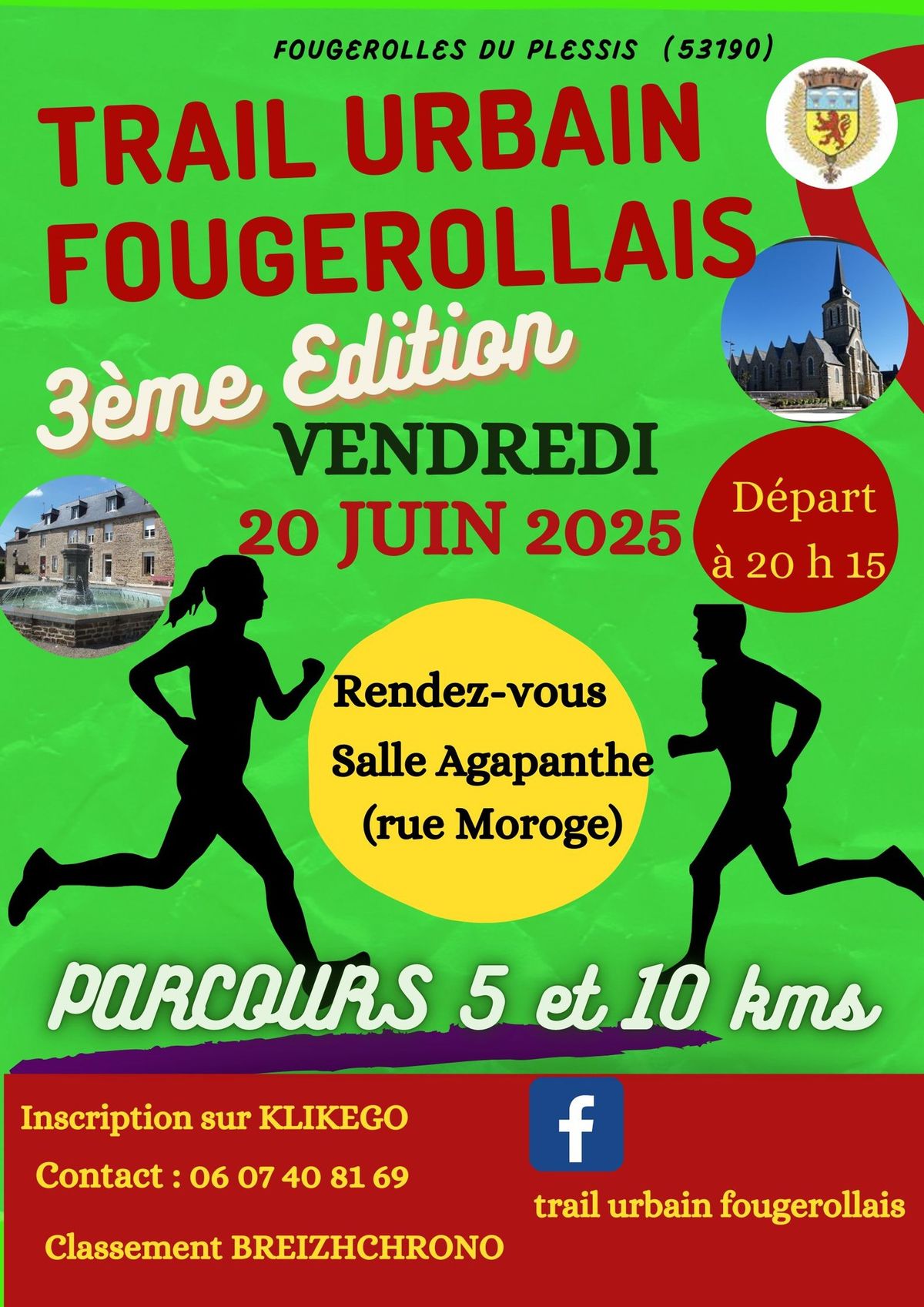 TRAIL URBAIN FOUGEROLLAIS !
