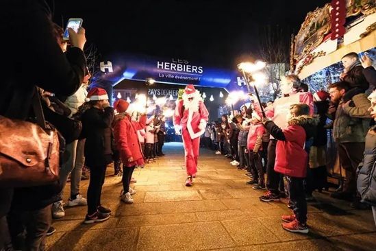 Les courses du Père Noel