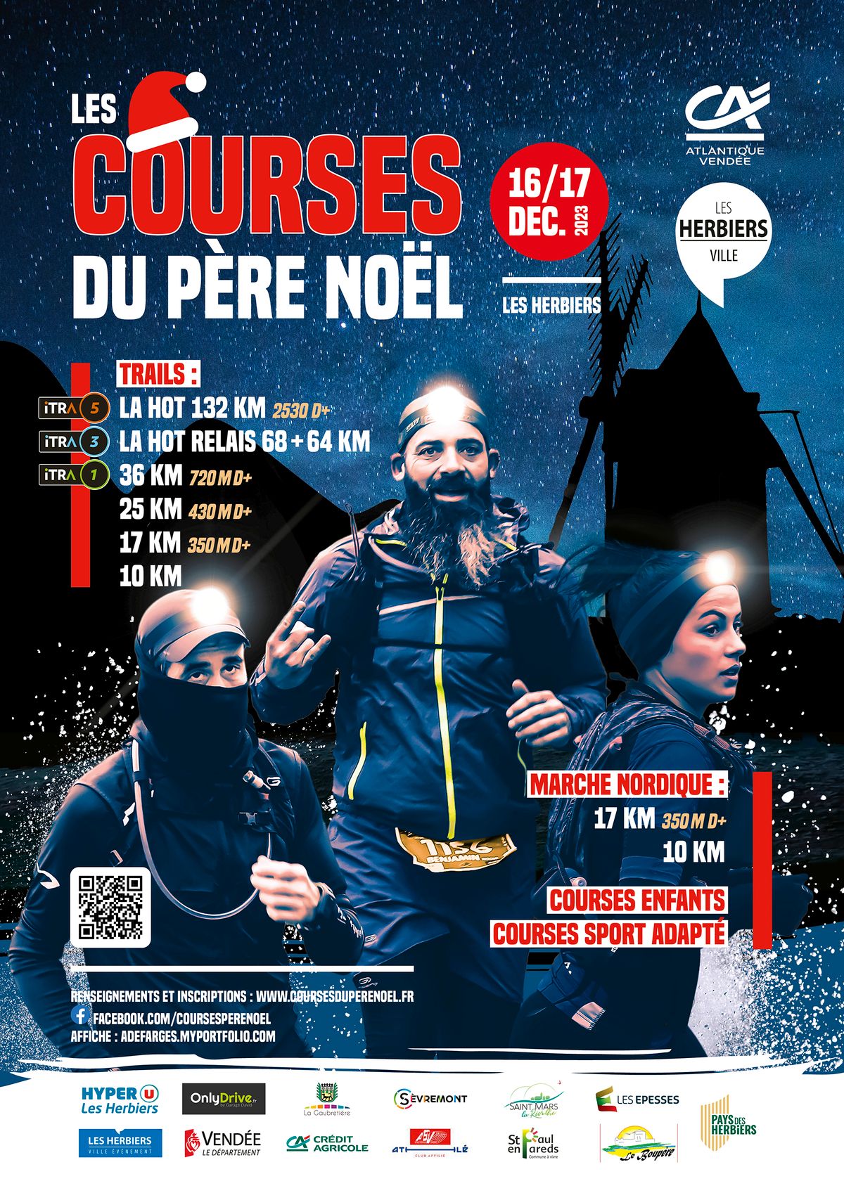 Les courses du Père Noel