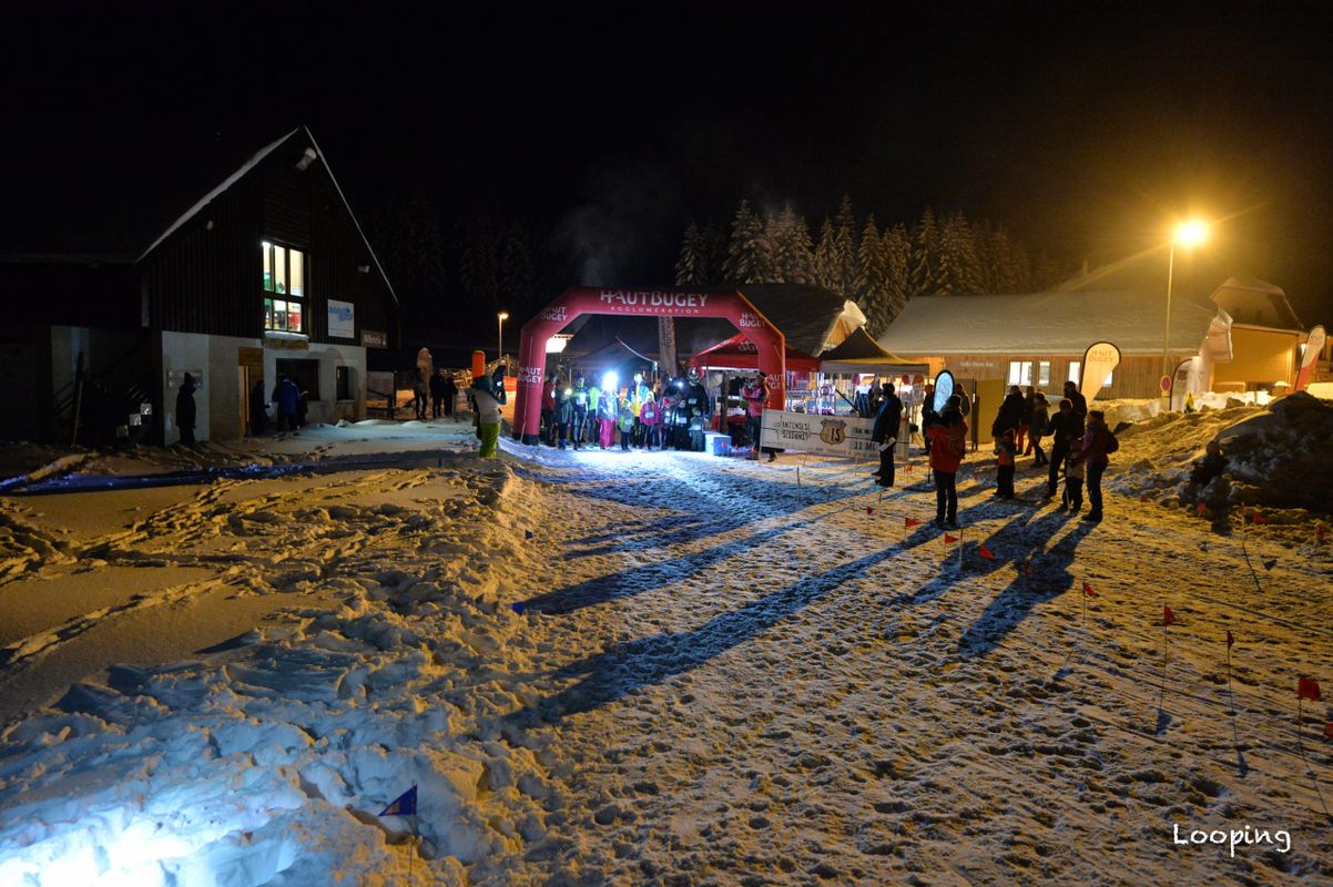 Reconnaissance du Trail nocturne de la Praille à Hauteville