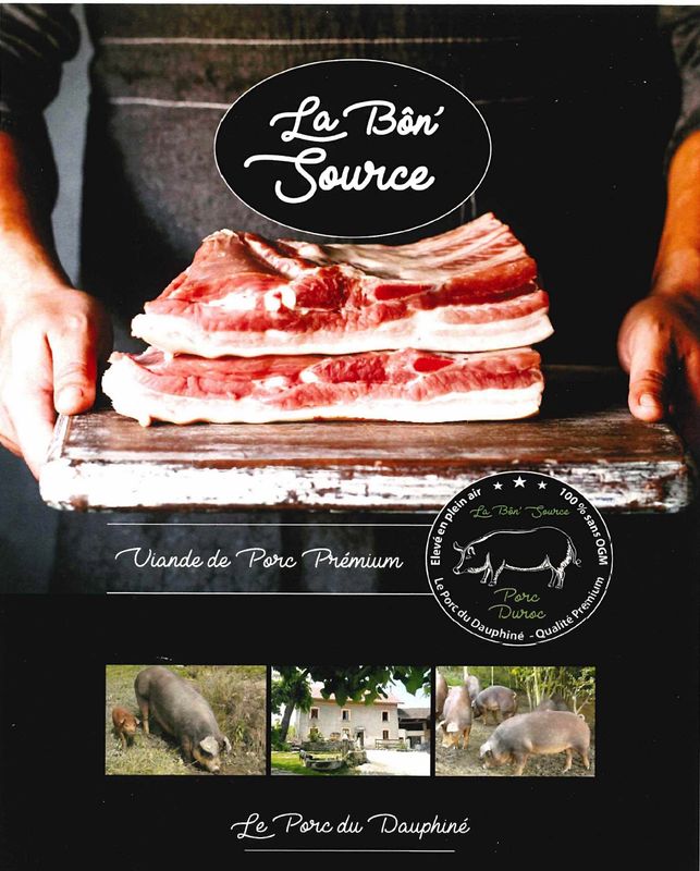 Vente de porc à la ferme La Bôn'Source