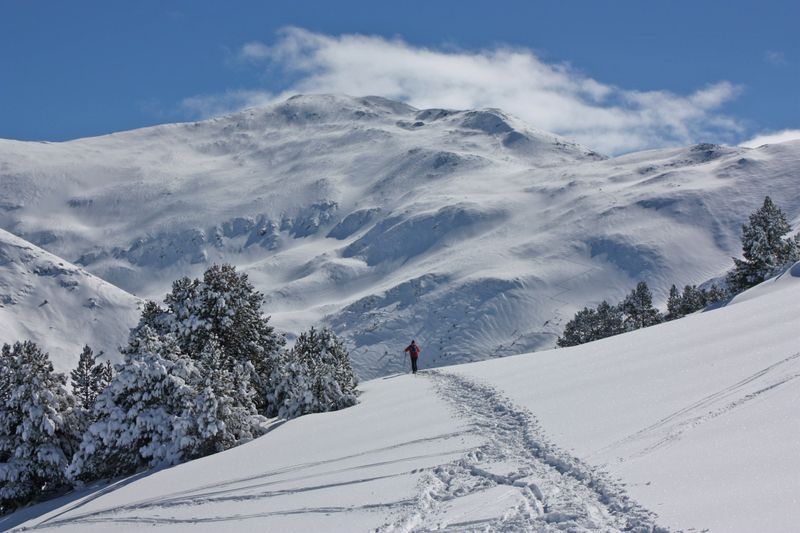 Snow trail - La Fontaine de Sainte Léocadie