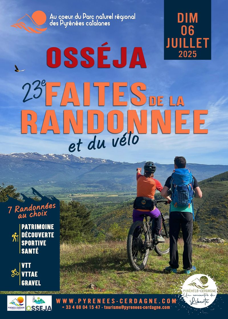 Faites de la randonnée et du vélo