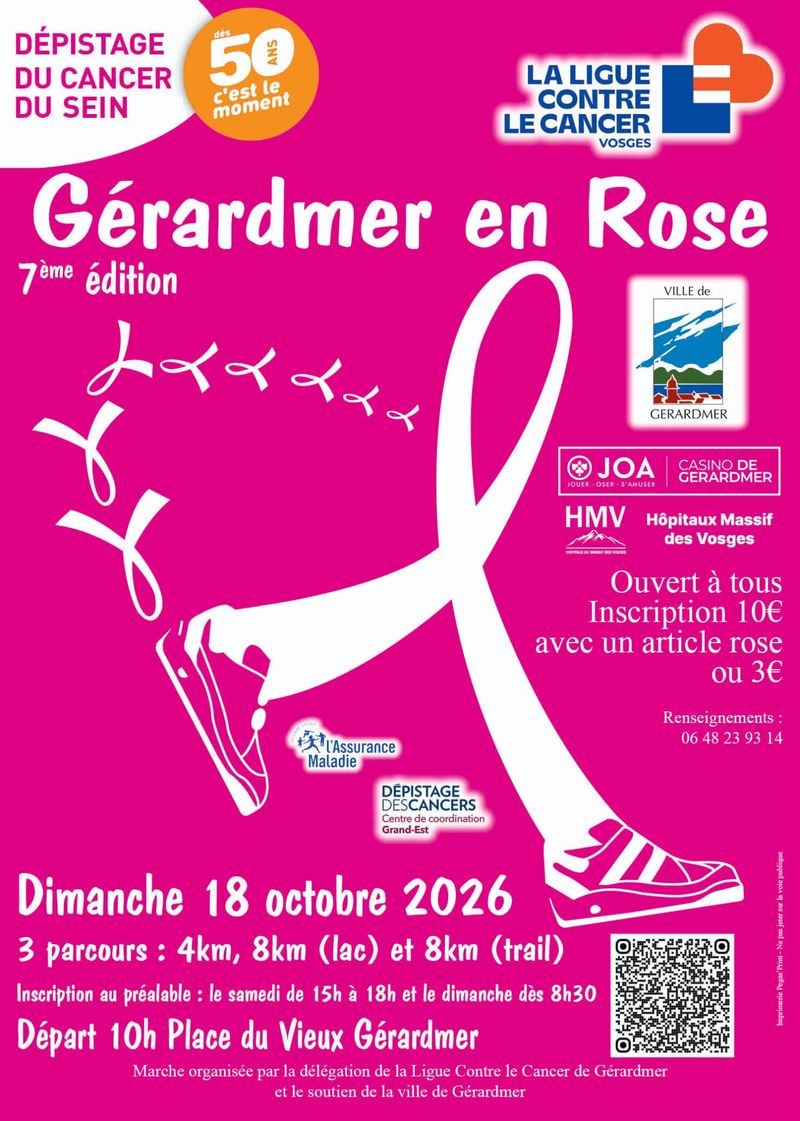 Gérardmer en Rose - Marche & Trail