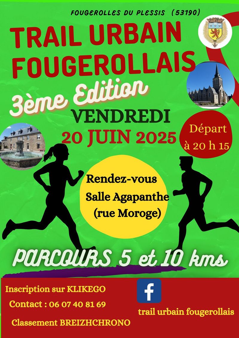 TRAIL URBAIN FOUGEROLLAIS !