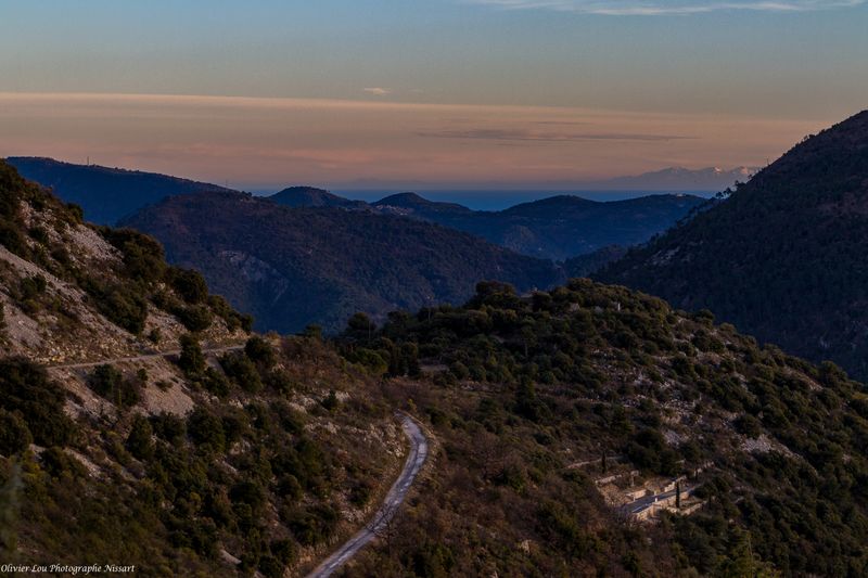 Track of Mont Cima 