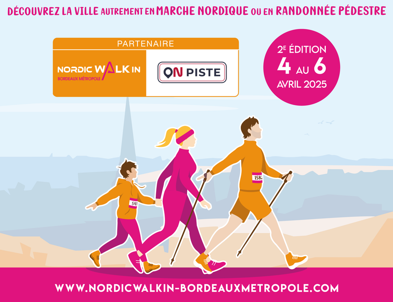 Marche 19 km - NordicWalkin Bordeaux Métropole