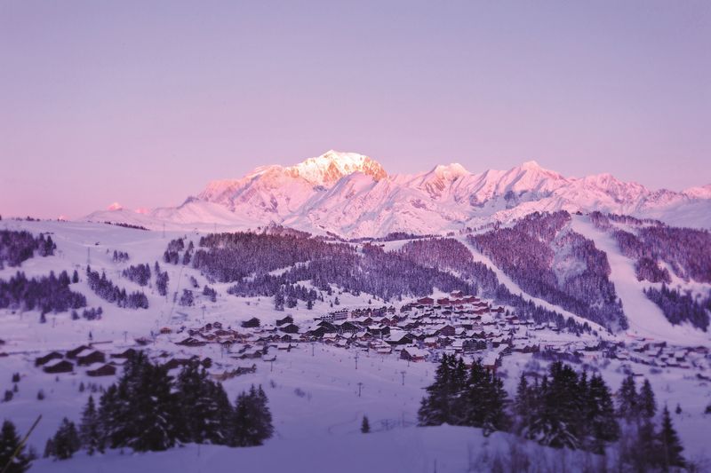 Ski de Rando au coucher de soleil