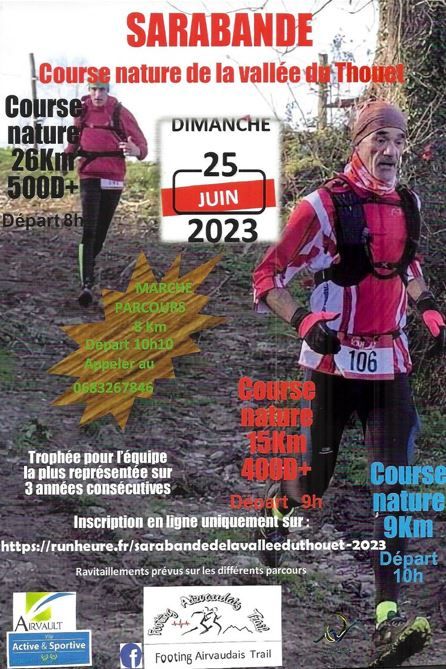 Sarabande d’Airvault Trail de la Vallée du Thouet