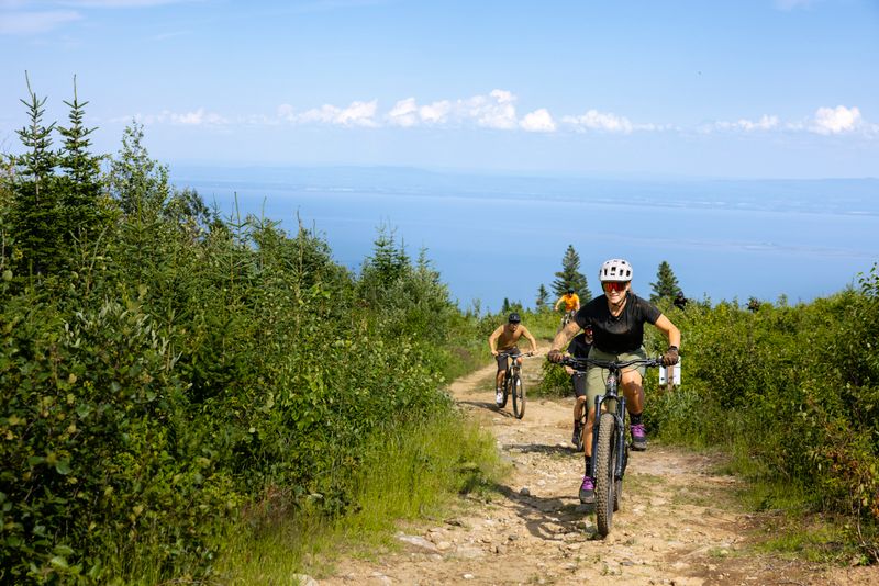 Initiation au vélo de montagne et échauffement