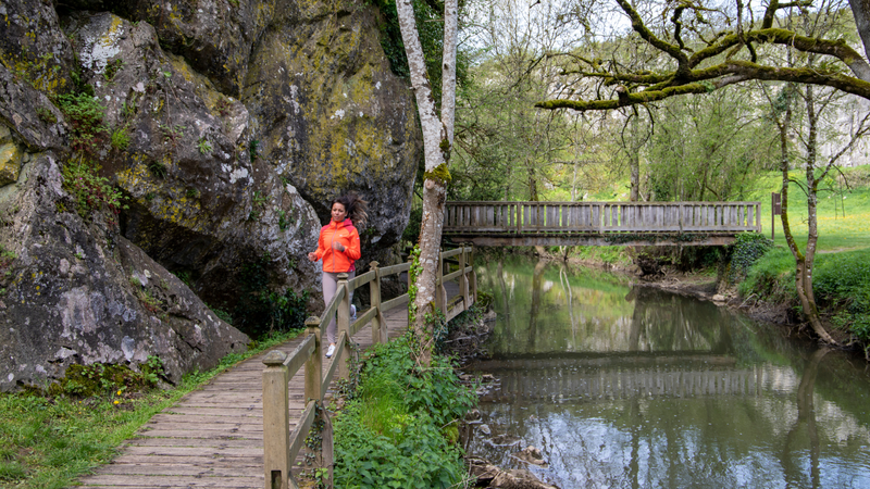 Au milieu coule une rivière