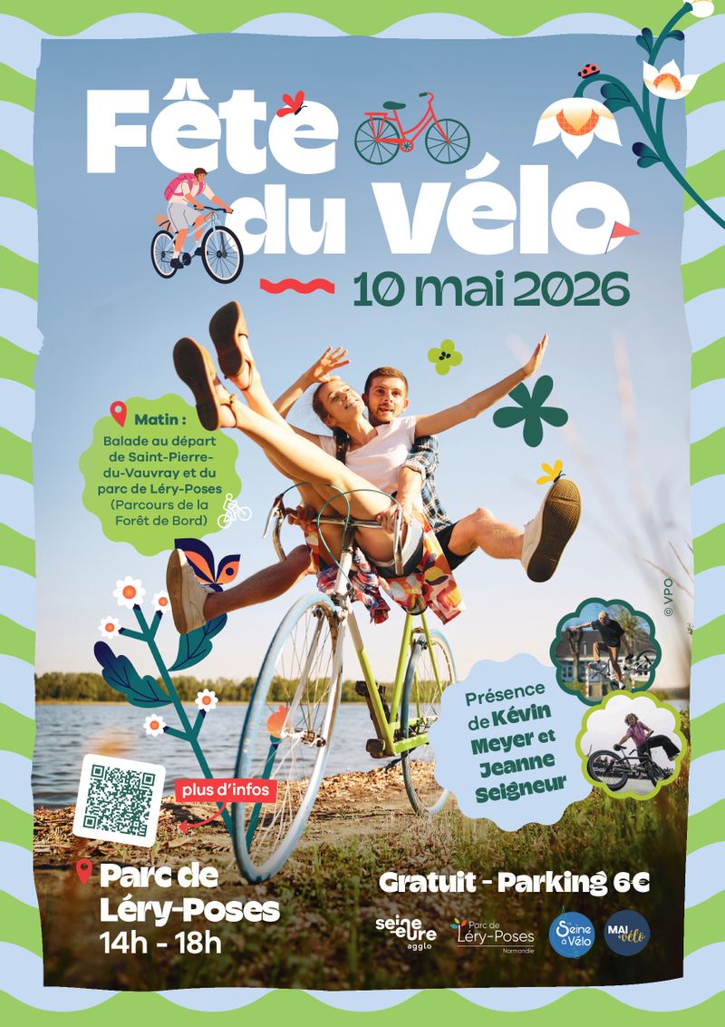 Fête du vélo au parc de Léry-Poses