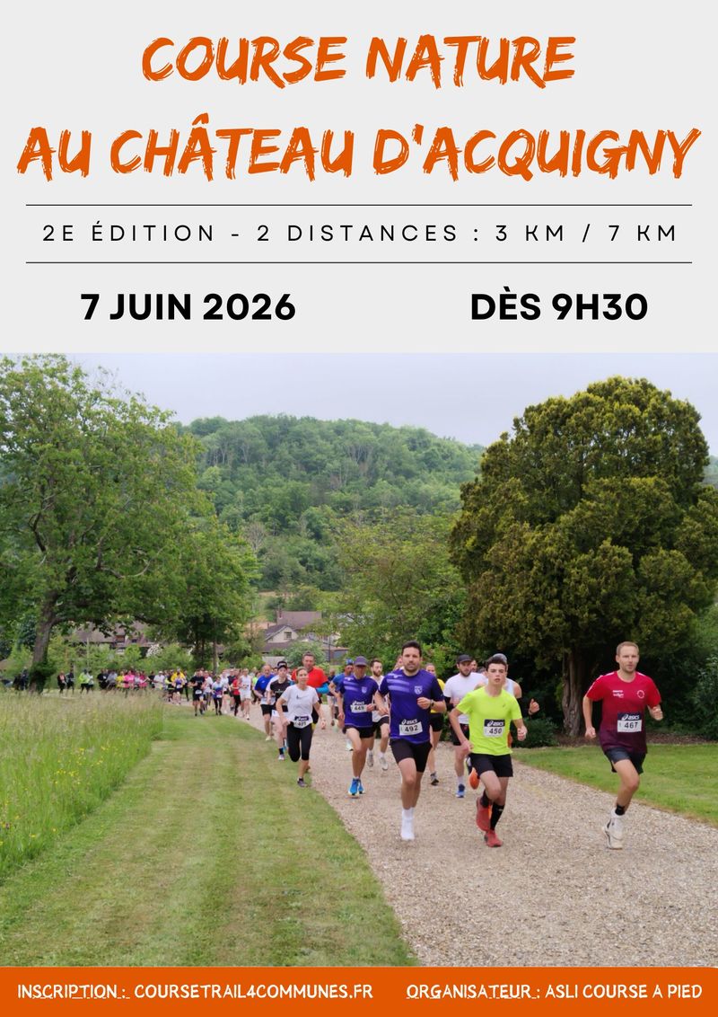 Course nature au Château d'Acquigny