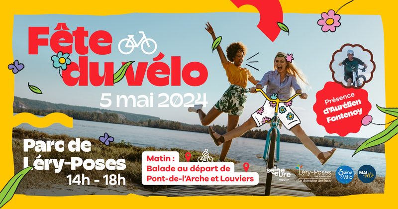 Fête du vélo au parc de Léry-Poses - 5 mai 2024